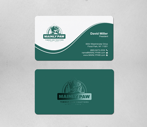 Business Card Design by Brand aid for Mainely Paws LLC | Design: #33084733
