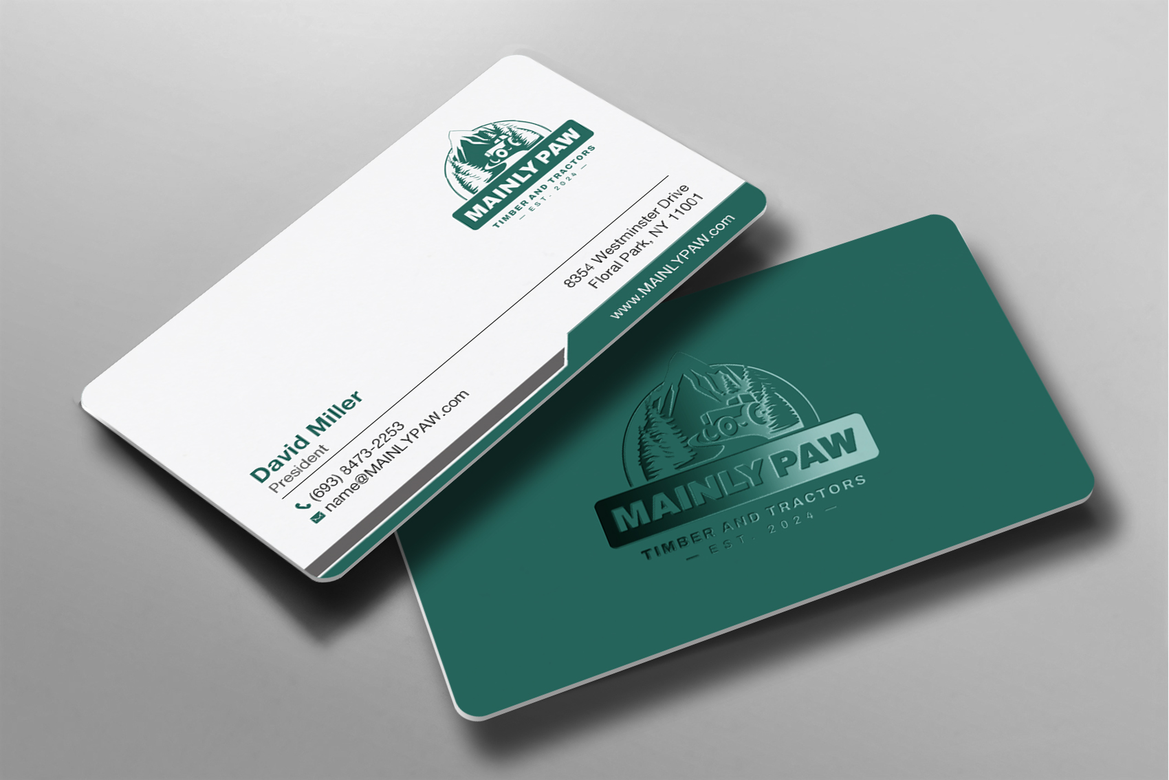 Business Card Design by Brand aid for Mainely Paws LLC | Design #33084735