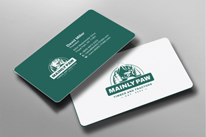 Business Card Design by Brand aid for Mainely Paws LLC | Design: #33084738