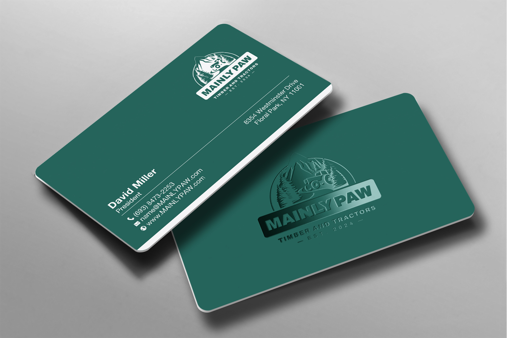 Business Card Design by Brand aid for Mainely Paws LLC | Design #33084739