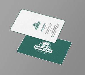 Business Card Design by Brand aid for Mainely Paws LLC | Design: #33084742