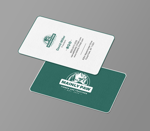 Business Card Design by Brand aid for Mainely Paws LLC | Design: #33084743