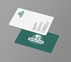 Business Card Design by Brand aid for Mainely Paws LLC | Design: #33084744
