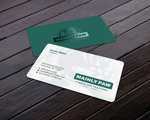 Business Card Design by Brand aid for Mainely Paws LLC | Design: #33084745