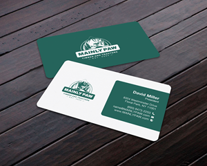 Diseño de Tarjeta de Presentación por Brand aid para Mainely Paws LLC | Diseño: #33084751