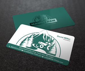 Diseño de Tarjeta de Presentación por Brand aid para Mainely Paws LLC | Diseño: #33089684