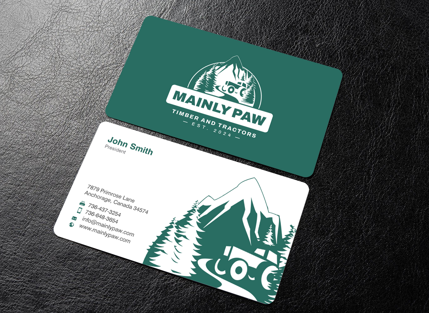 Business Card Design by chandrayaan.creative for Mainely Paws LLC | Design #33084154