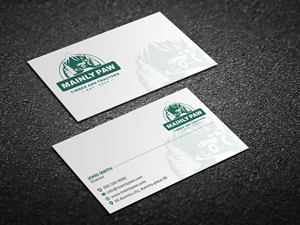 Business Card Design by Magic of Art for Mainely Paws LLC | Design #33083789