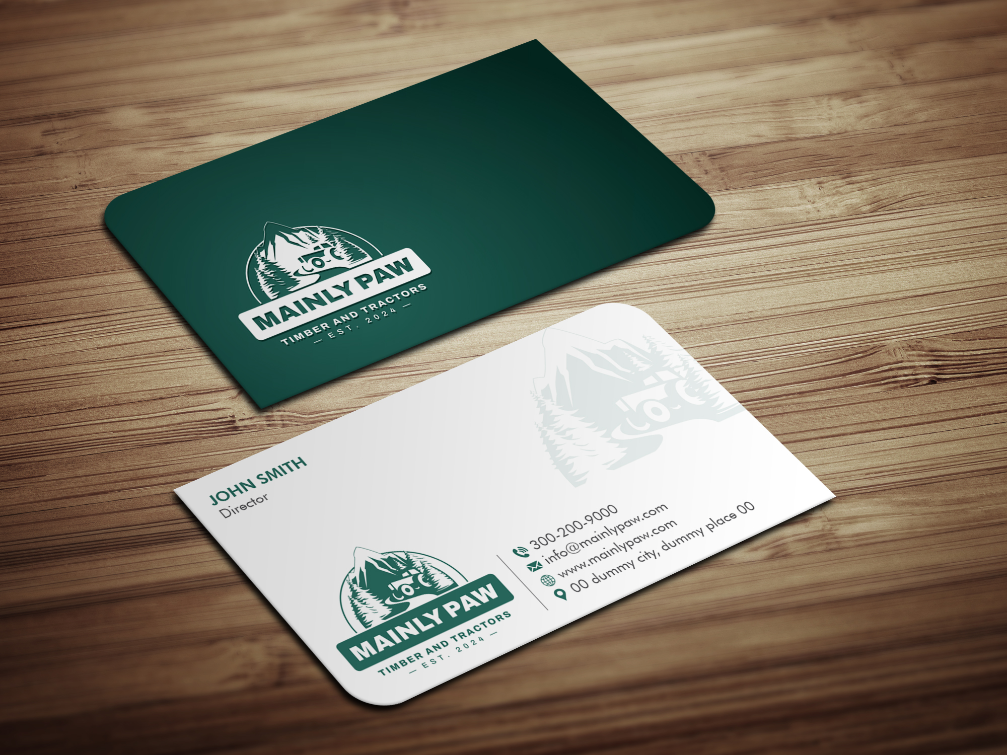 Business Card Design by Magic of Art for Mainely Paws LLC | Design #33083791