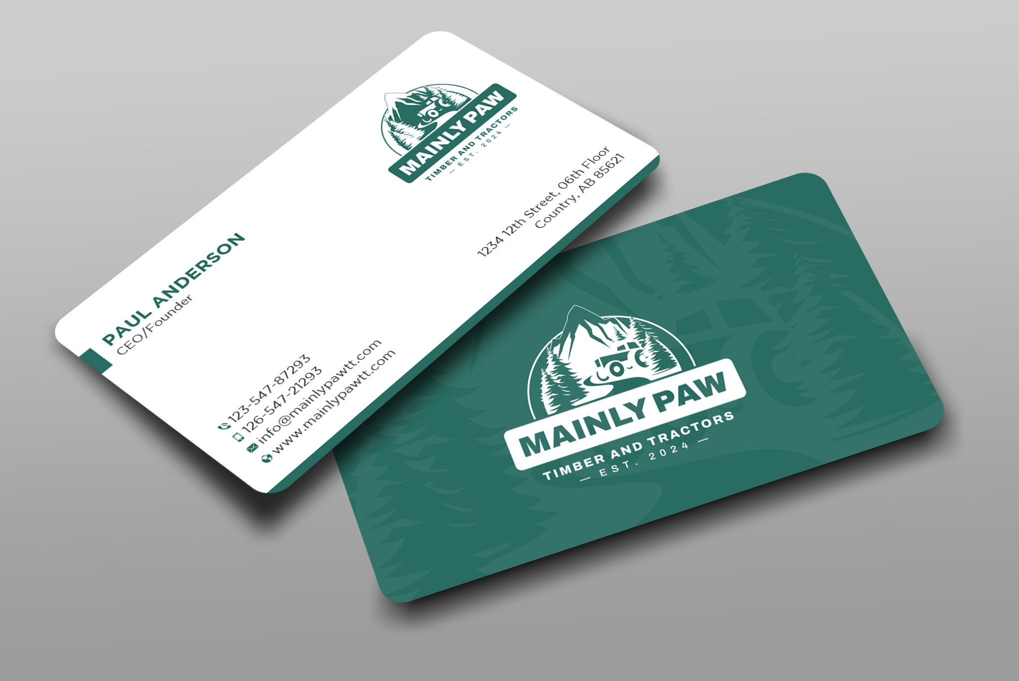 Diseño de Tarjeta de Presentación por Uttom 2 para Mainely Paws LLC | Diseño #33083457