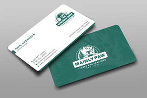 Diseño de Tarjeta de Presentación por Uttom 2 para Mainely Paws LLC | Diseño: #33083457