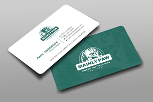 Diseño de Tarjeta de Presentación por Uttom 2 para Mainely Paws LLC | Diseño: #33083458