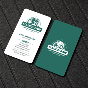 Visitenkarten-Design von Uttom 2 für Mainely Paws LLC | Design: #33083468