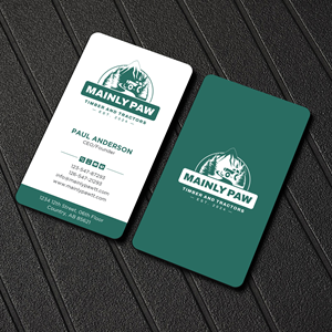 Visitenkarten-Design von Uttom 2 für Mainely Paws LLC | Design: #33083473