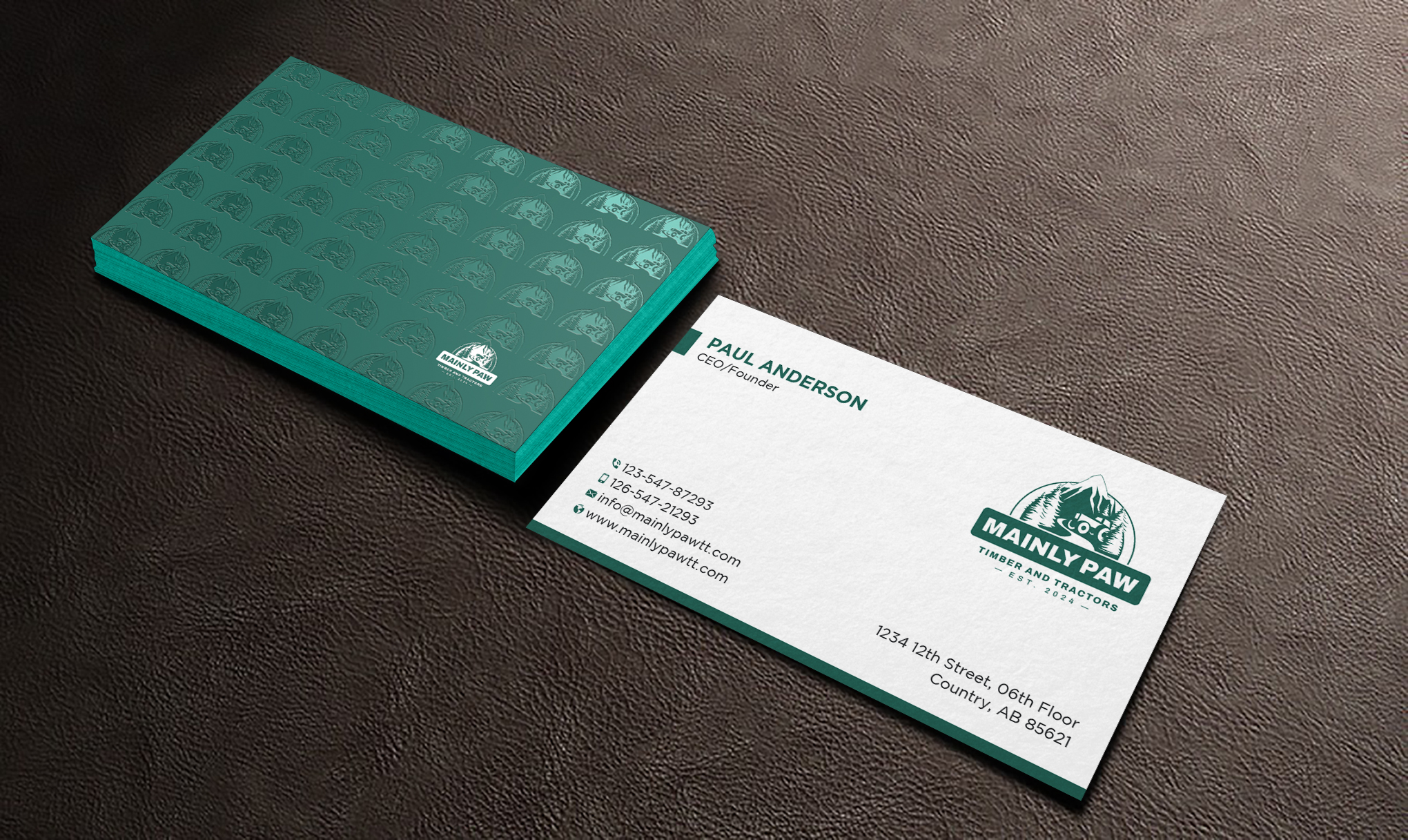 Diseño de Tarjeta de Presentación por Uttom 2 para Mainely Paws LLC | Diseño #33083621