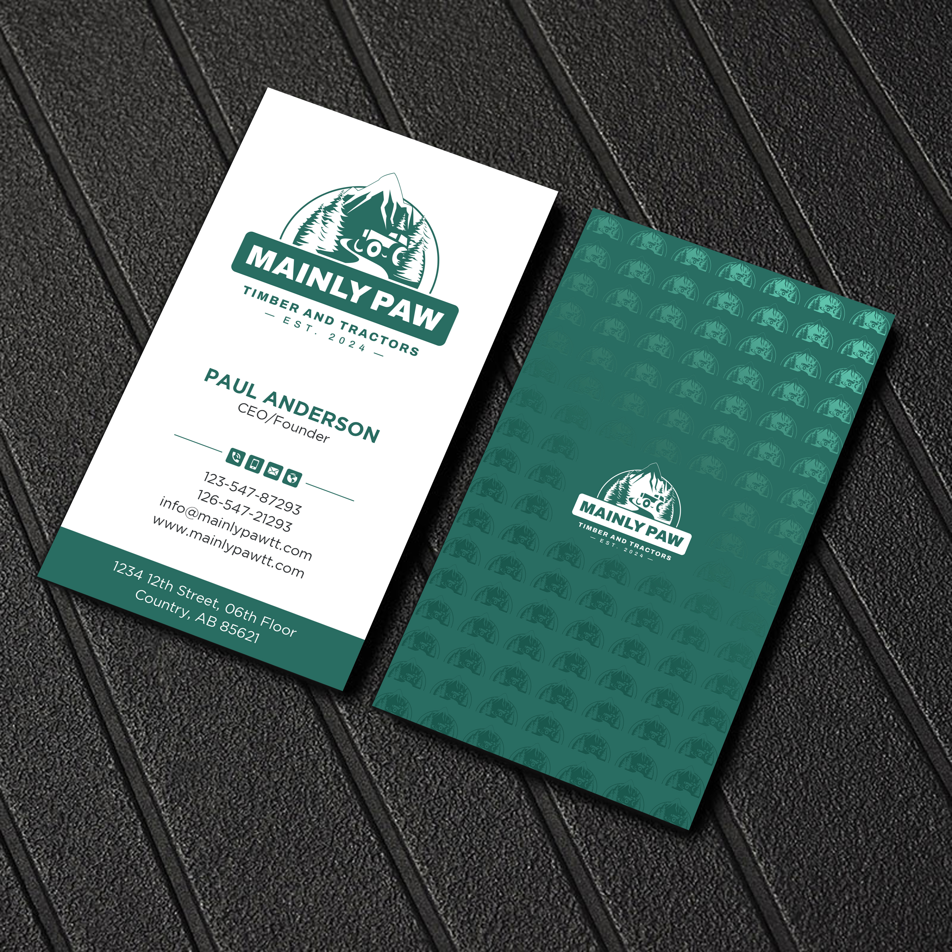 Visitenkarten-Design von Uttom 2 für Mainely Paws LLC | Design #33083633