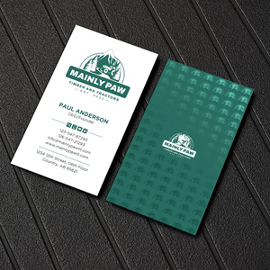 Visitenkarten-Design von Uttom 2 für Mainely Paws LLC | Design: #33083636