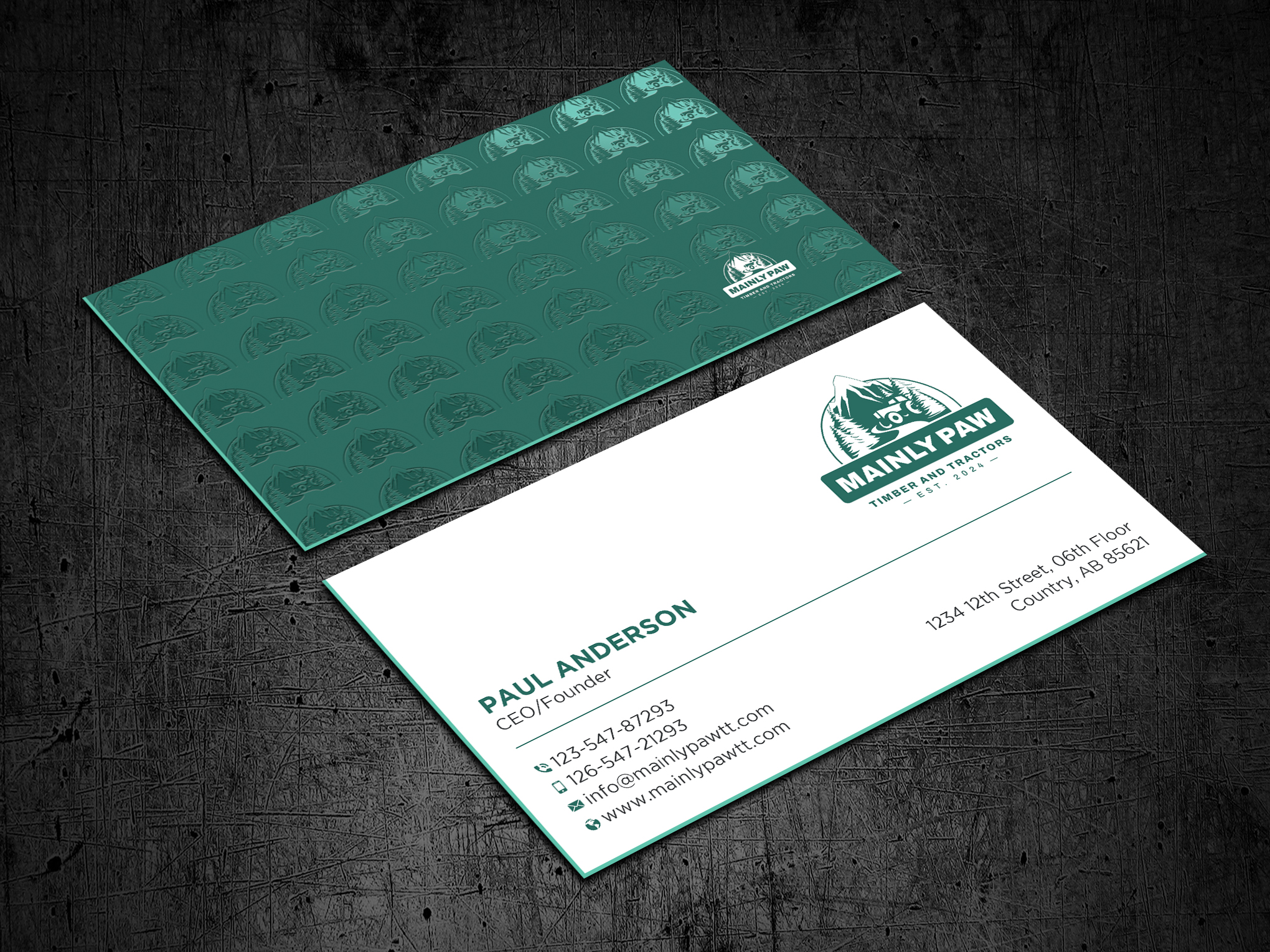 Visitenkarten-Design von Uttom 2 für Mainely Paws LLC | Design #33084023