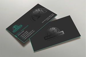 Visitenkarten-Design von Uttom 2 für Mainely Paws LLC | Design: #33084046