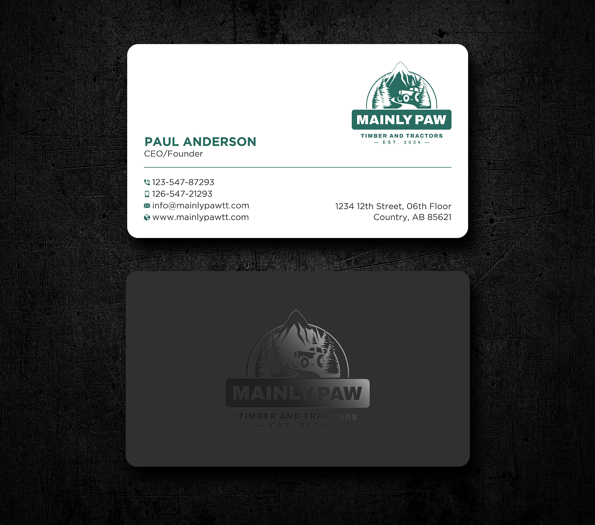 Visitenkarten-Design von Uttom 2 für Mainely Paws LLC | Design #33084054