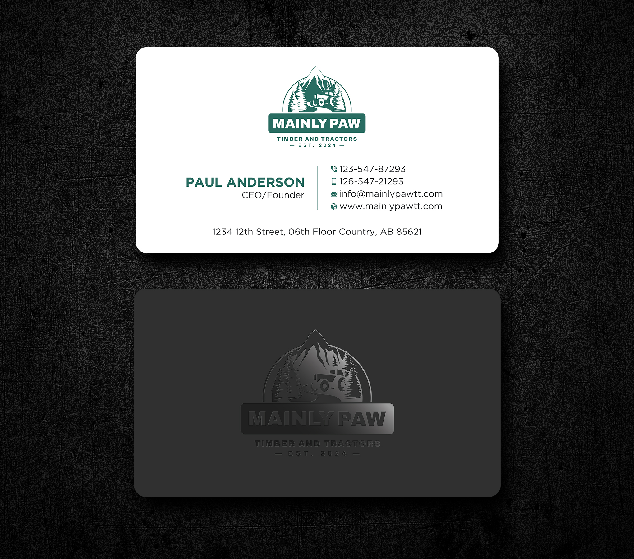 Business Card Design by Uttom 2 for Mainely Paws LLC | Design #33084057