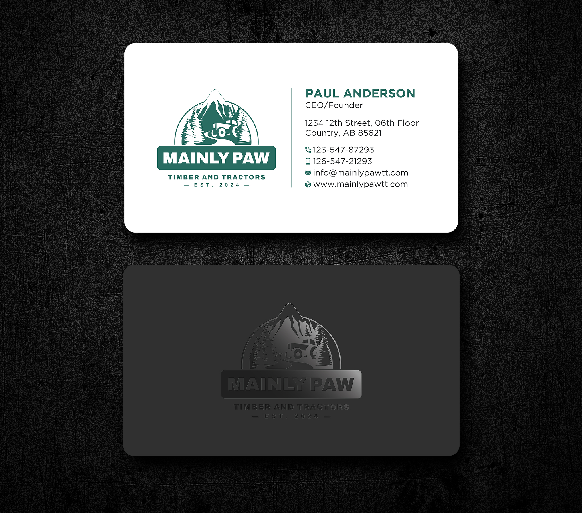 Business Card Design by Uttom 2 for Mainely Paws LLC | Design #33084058