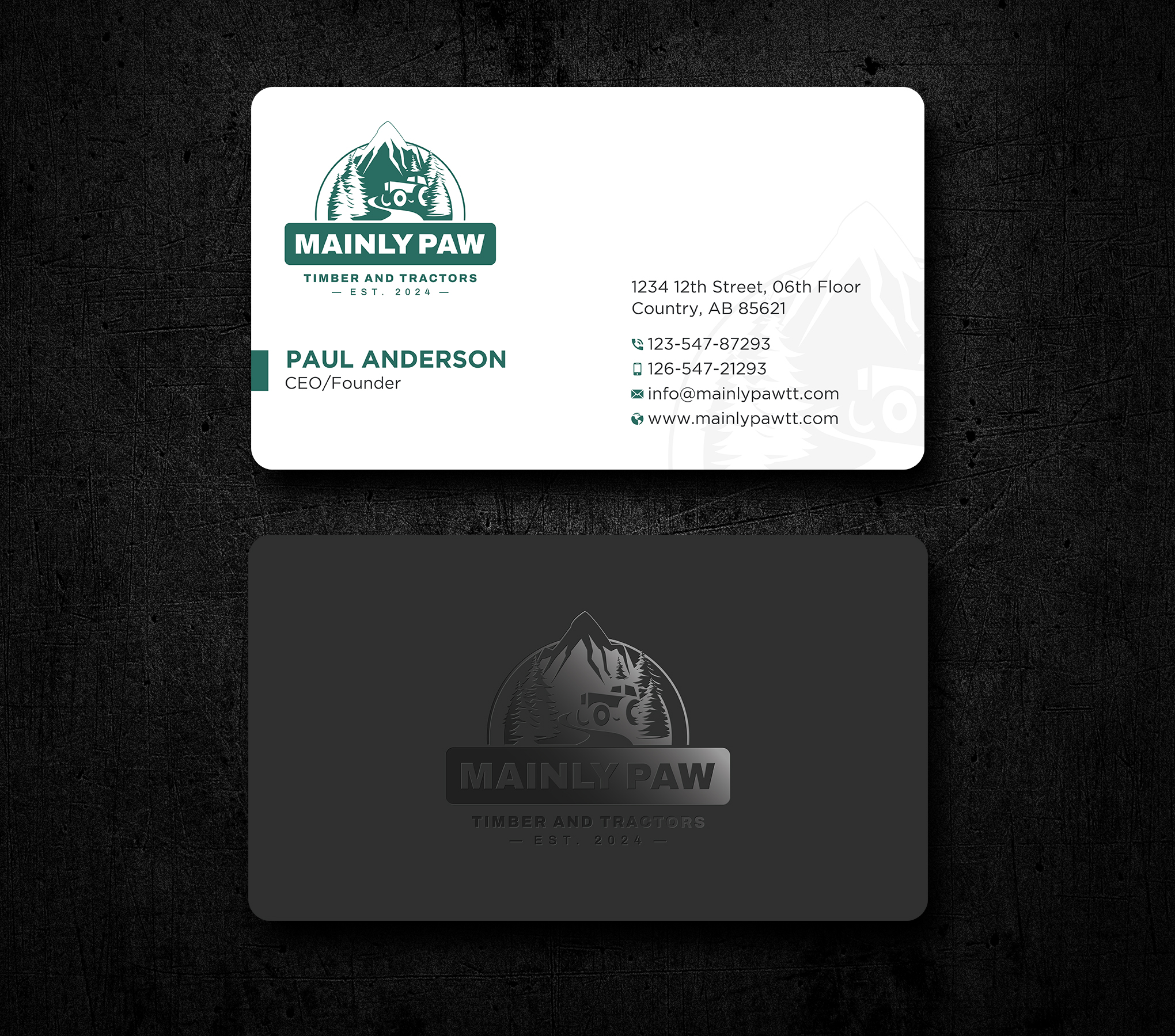 Business Card Design by Uttom 2 for Mainely Paws LLC | Design #33084061