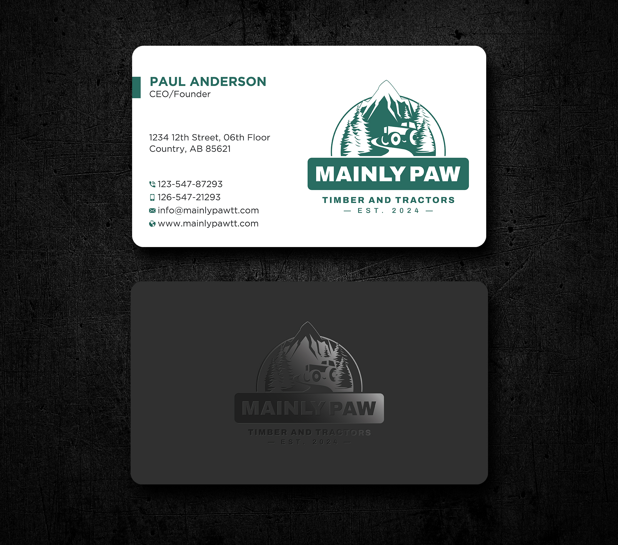 Business Card Design by Uttom 2 for Mainely Paws LLC | Design #33084064