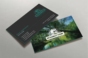 Business Card Design by Uttom 2 for Mainely Paws LLC | Design: #33086978