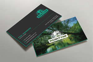 Business Card Design by Uttom 2 for Mainely Paws LLC | Design: #33086979