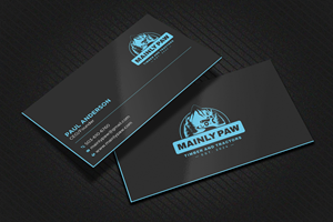 Business Card Design by Uttom 2 for Mainely Paws LLC | Design: #33087176