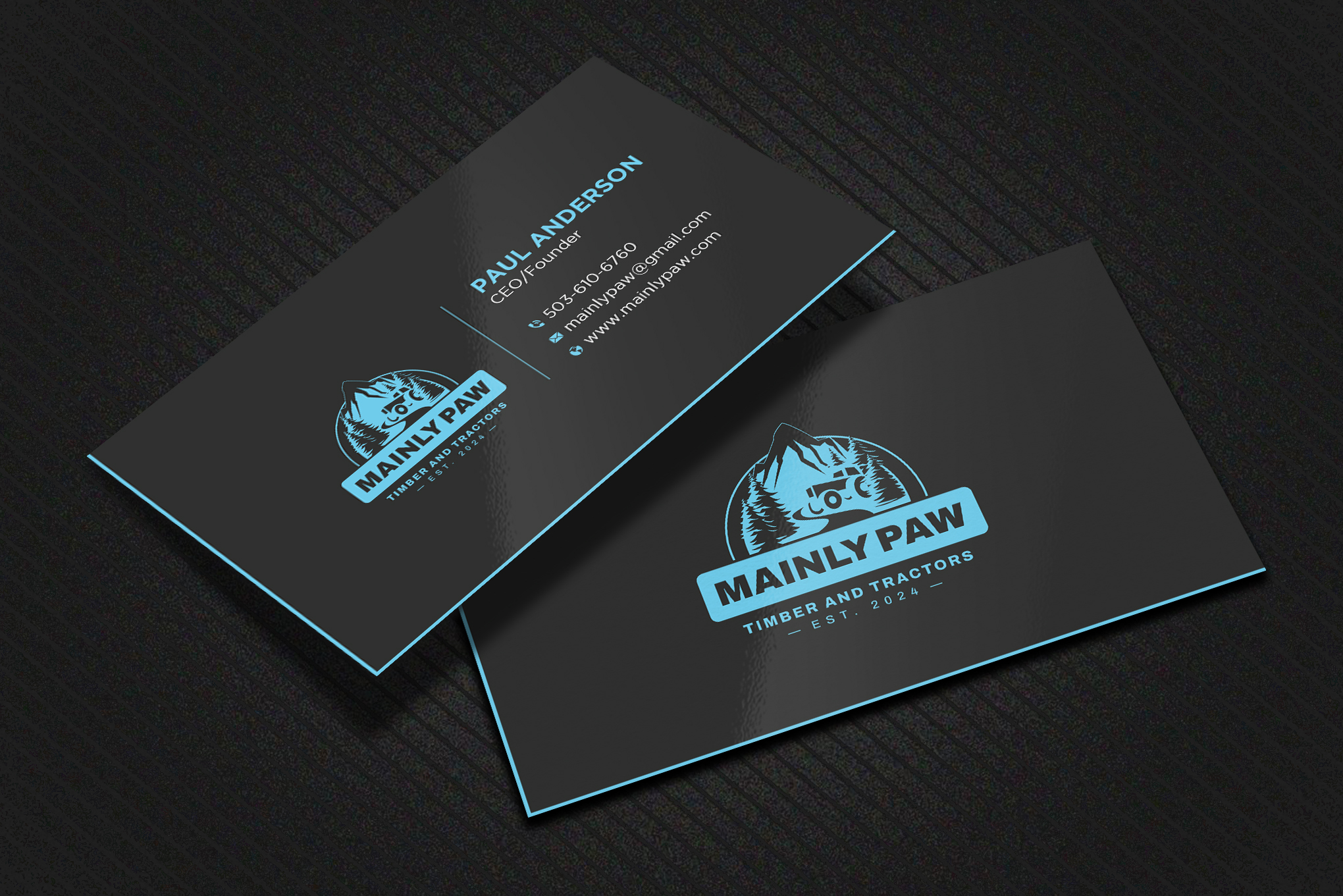 Visitenkarten-Design von Uttom 2 für Mainely Paws LLC | Design #33087177