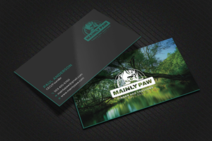 Business Card Design by Uttom 2 for Mainely Paws LLC | Design: #33087226