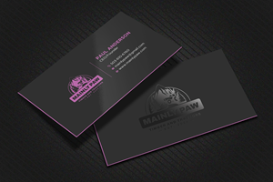 Visitenkarten-Design von Uttom 2 für Mainely Paws LLC | Design: #33087228