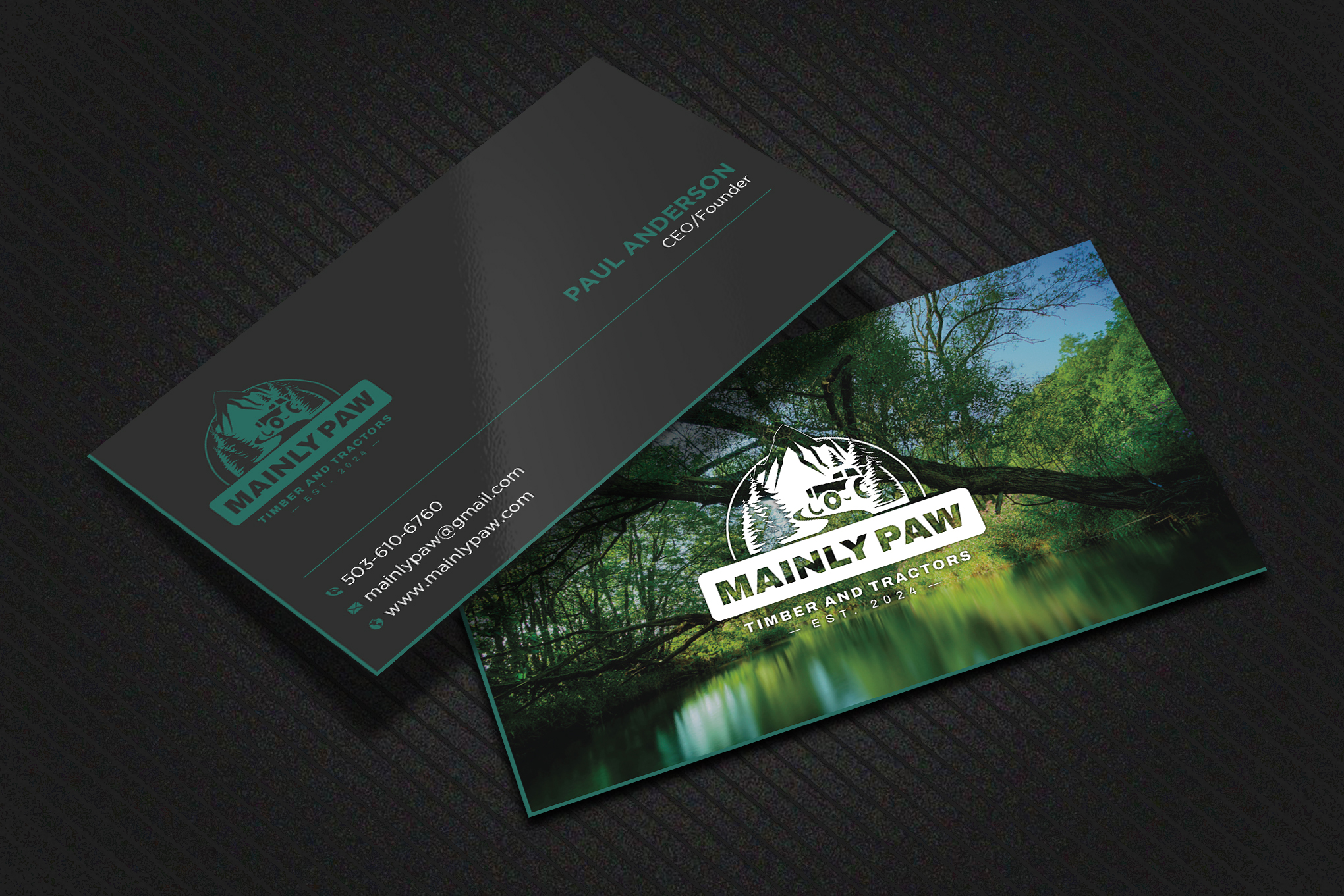 Visitenkarten-Design von Uttom 2 für Mainely Paws LLC | Design #33087229