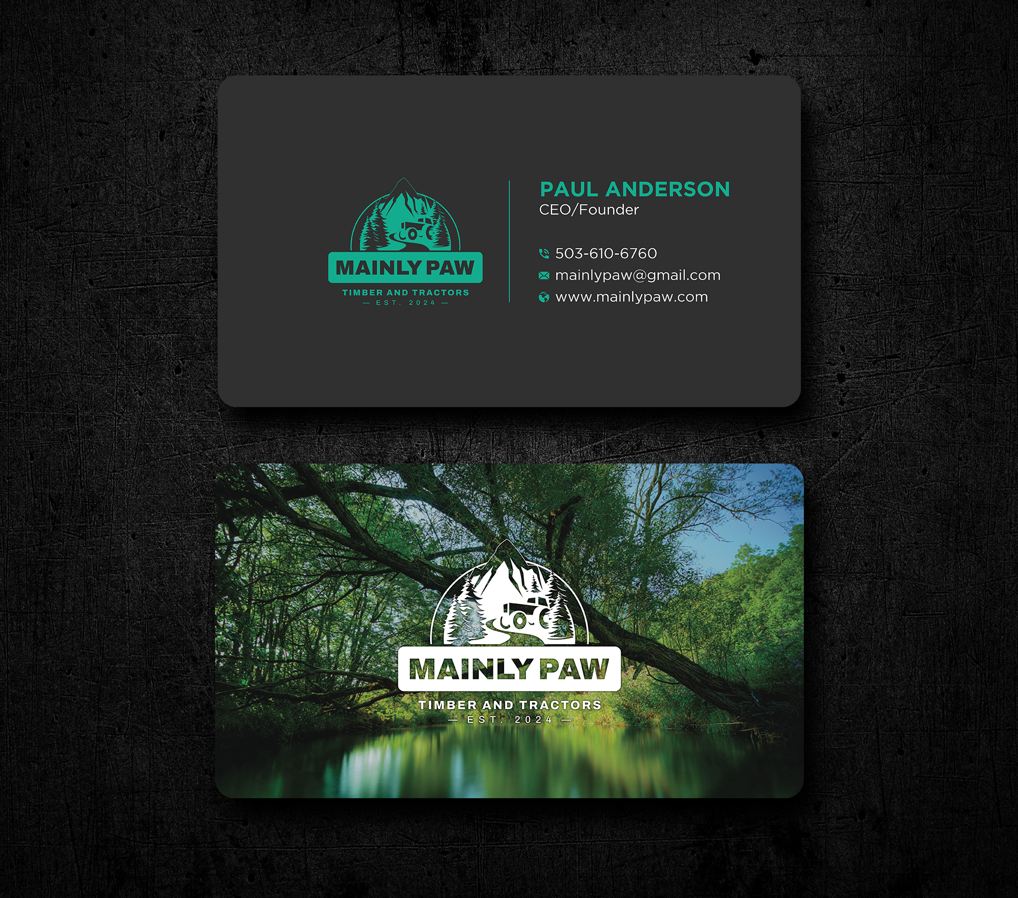 Visitenkarten-Design von Uttom 2 für Mainely Paws LLC | Design #33087255