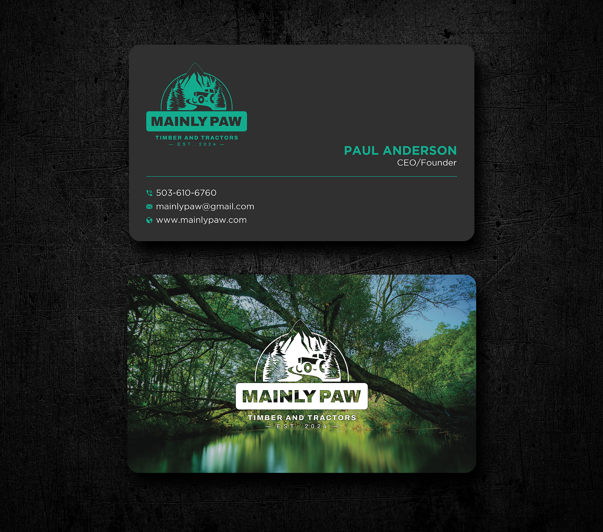Visitenkarten-Design von Uttom 2 für Mainely Paws LLC | Design #33087256