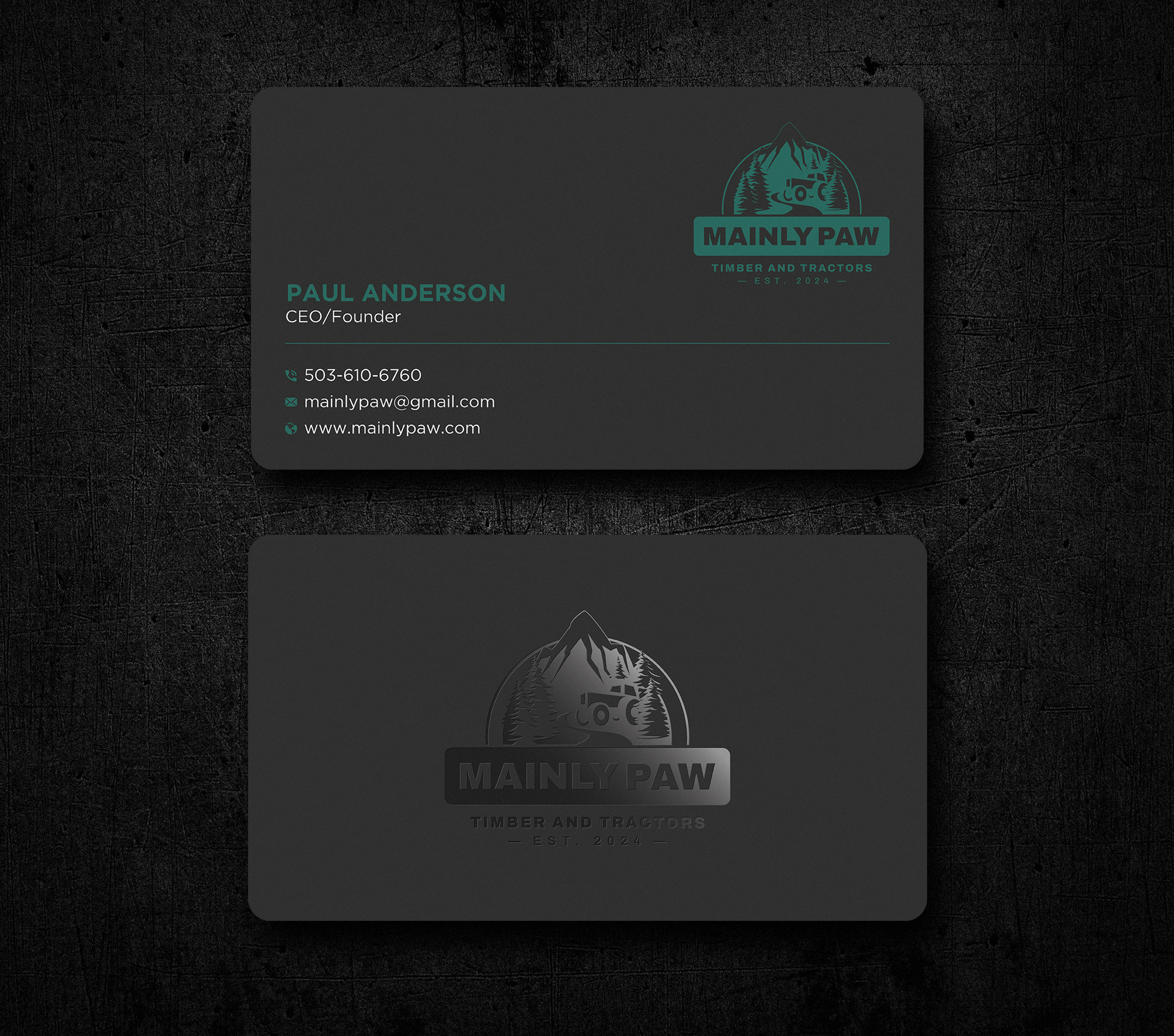 Visitenkarten-Design von Uttom 2 für Mainely Paws LLC | Design #33087257