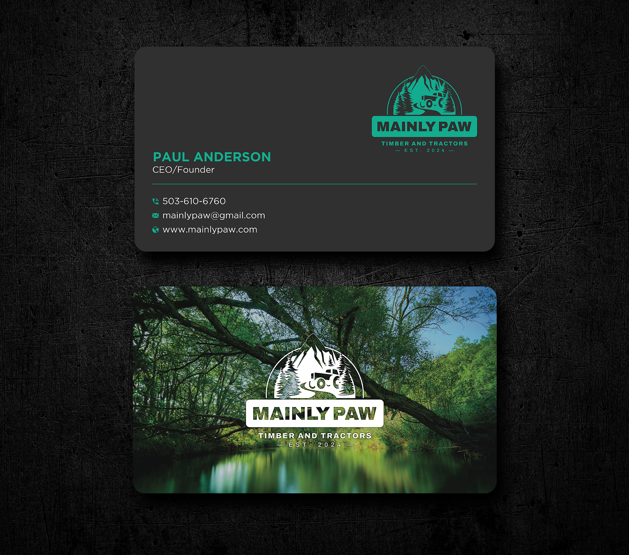 Visitenkarten-Design von Uttom 2 für Mainely Paws LLC | Design #33087258