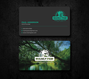 Visitenkarten-Design von Uttom 2 für Mainely Paws LLC | Design: #33087258
