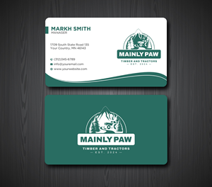 Business Card Design by Ekramul Hossen 2 for Mainely Paws LLC | Design: #33083159