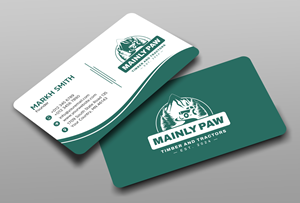 Business Card Design by Ekramul Hossen 2 for Mainely Paws LLC | Design: #33083166