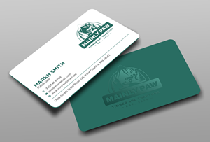 Business Card Design by Ekramul Hossen 2 for Mainely Paws LLC | Design: #33083167