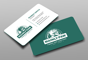 Business Card Design by Ekramul Hossen 2 for Mainely Paws LLC | Design: #33083168