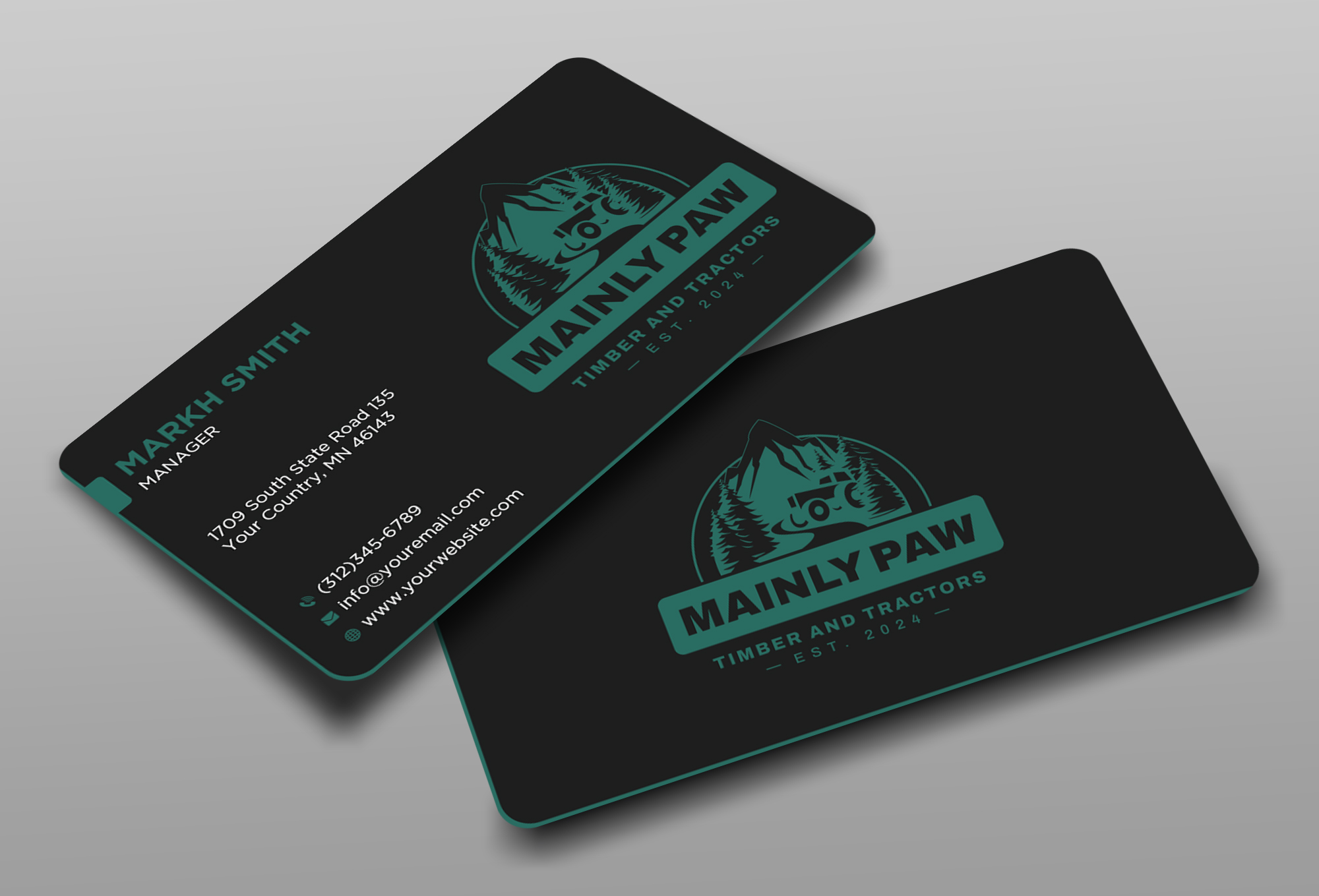 Business Card Design by Ekramul Hossen 2 for Mainely Paws LLC | Design #33083191
