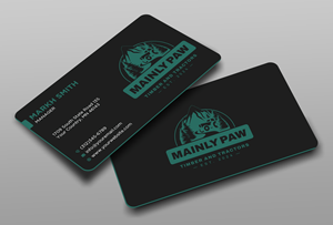 Business Card Design by Ekramul Hossen 2 for Mainely Paws LLC | Design: #33083191