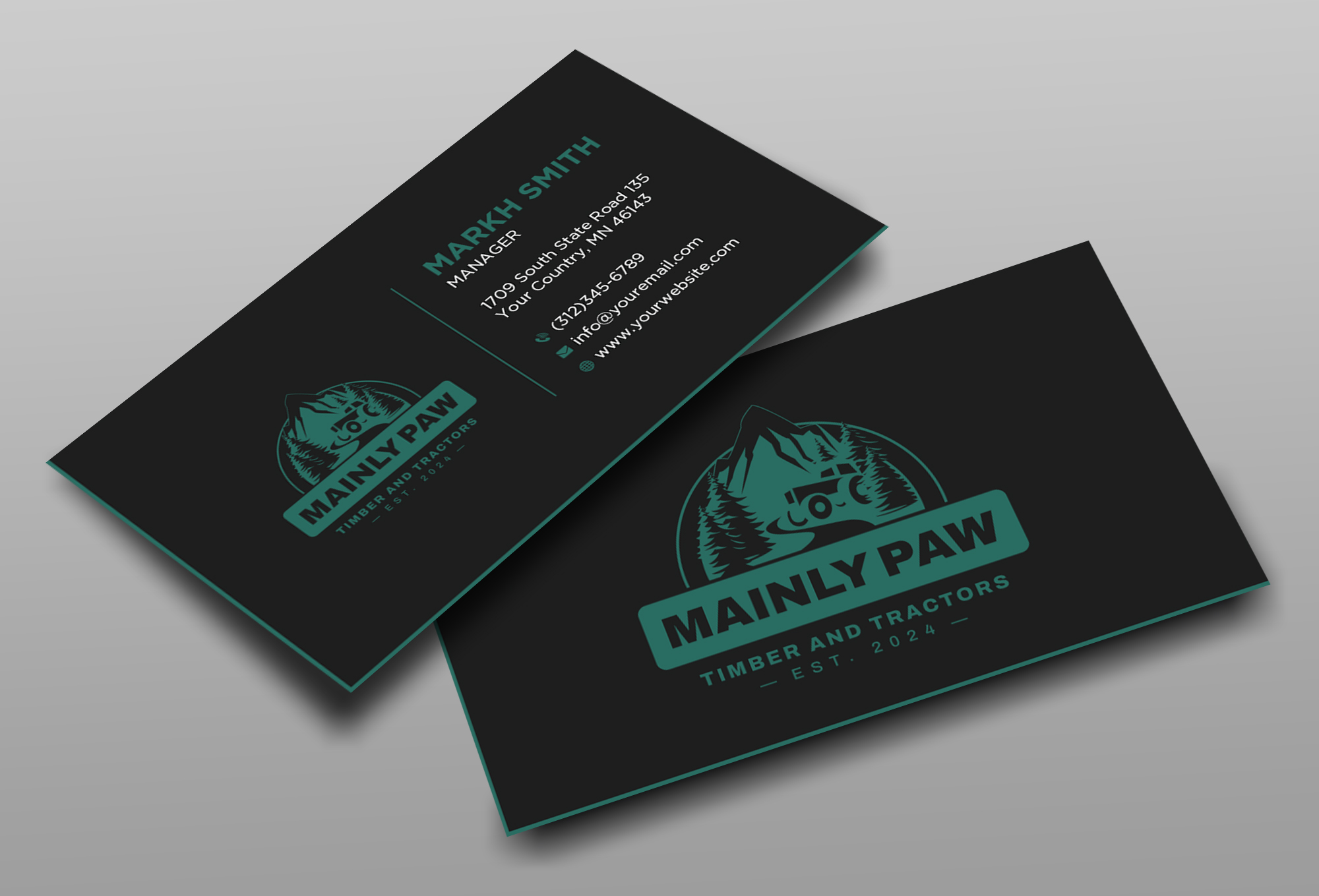 Business Card Design by Ekramul Hossen 2 for Mainely Paws LLC | Design #33083193