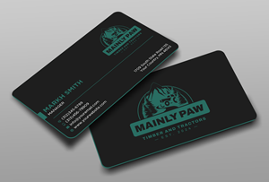 Business Card Design by Ekramul Hossen 2 for Mainely Paws LLC | Design: #33086662