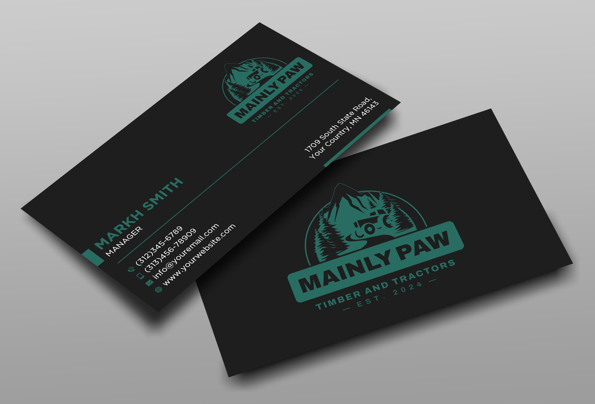 Business Card Design by Ekramul Hossen 2 for Mainely Paws LLC | Design #33086663