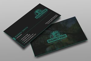 Business Card Design by Ekramul Hossen 2 for Mainely Paws LLC | Design: #33086784